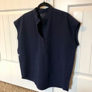 Figs Rafaela oversized scrub top Navy M